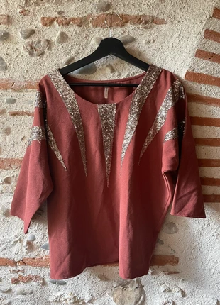 Superbe haut à sequins Kilibi #1, marque: Kilibbi, état: Très bon état, taille: Taille unique, 5,00 €, 5,95 € Protection acheteurs incluse