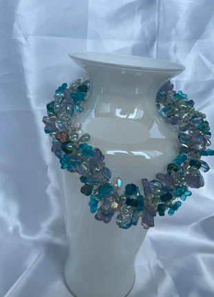 Collier en perles verres, staat: Heel goed, € 65,00, € 68,95 inclusief Kopersbescherming Pro