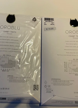 FishnetTights Tricot , merk: OROBLU, staat: Nieuw met prijskaartje, maat: S / 36 / 8, € 15,00, € 16,45 inclusief Kopersbescherming