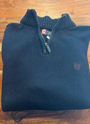 Pull Chaps RL Half Zip 1/4 Col Camionneur Roule marine Col Roulé Vintage Ete Uni Chaud Hiver XXL, marke: CHAPS, zustand: Sehr gut, größe: XXL, 10,70 €, 11,94 € beinhaltet Vinted-Käuferschutz Pro