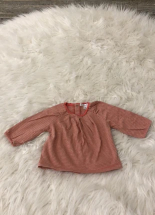 Tee shirt manches longues , brand: Kitchoun, condition: Very good, size: 1-3 months / 56 cm, €1.00, €1.75 includes Buyer Protection