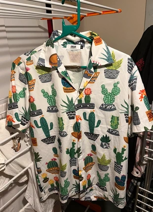JQXS cactus shirt, brand: JQXS, condition: Very good, size: M, £18.00, £19.60 includes Buyer Protection