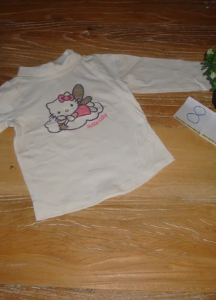 witte longsleeve hello kitty c&a, marca: C&A, estado: Muy bueno, tamaño: 9-12 meses / 74 cm, 3,00 €, 3,85 € Protección al comprador incluida