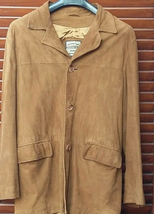 Giacca uomo vintage in pelle, marke: Vintage, zustand: Sehr gut, größe: L, 65,00 €, 68,95 € inklusive Vinted-Käuferschutz