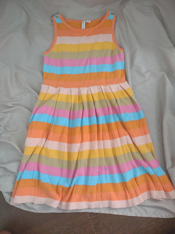 Cute & artsy size 10 Janie and Jack multicolored dress 4