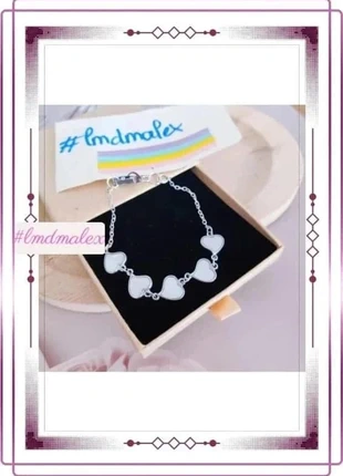 Bracelet avec coeur en nacre et argent - Argent, marca: Tendance, estado: Novo com etiquetas, €35.00, €37.45 inclui Proteção do Comprador