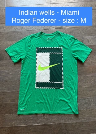 Indian wells - Miami 2017 - Roger Federer - T-shirt de sport - Nike - court - tennis - M, marke: Nike, zustand: Gut, größe: M, 34,99 €, 37,44 € beinhaltet Vinted-Käuferschutz Pro