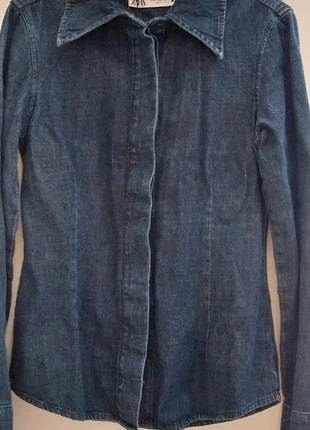 Camicia Jeans Zara nuovo con cartellino, marque: Zara, état: Neuf avec étiquette, taille: XS, 10,00 €, 11,20 € Protection acheteurs incluse