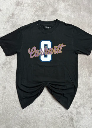 T-shirt Carhartt noir sérigraphie avant façon "old school" taille S, brand: Carhartt, condition: Very good, size: S, €20.00, €21.70 includes Buyer Protection