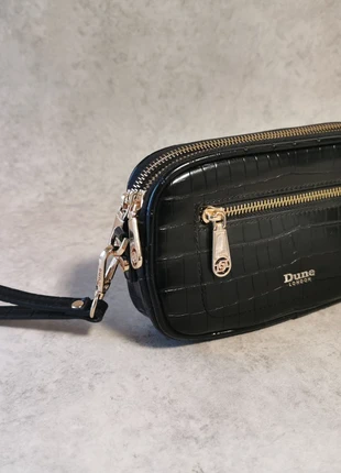 Dune London Black Croc Wristlet Bag, brand: Dune London, condition: Very good, £16.00, £17.50 includes Buyer Protection