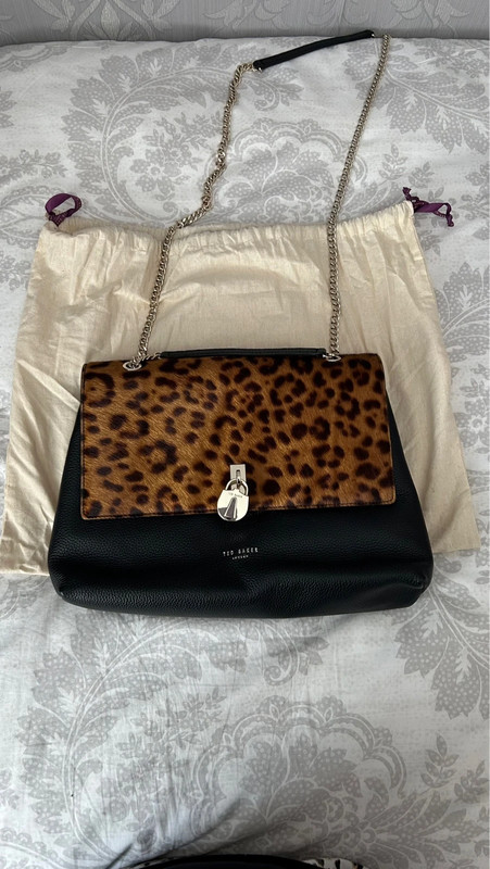 Ted baker sale leopard print purse