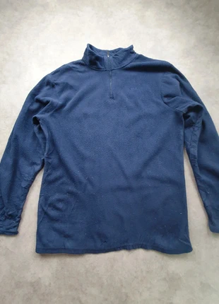 R114 Polaire homme Champion XL bleu marine col zippé logo brodé tissu doux chaud sport streetwear, brand: Champion, condition: Very good, size: XL, €12.00, €13.30 includes Buyer Protection Pro