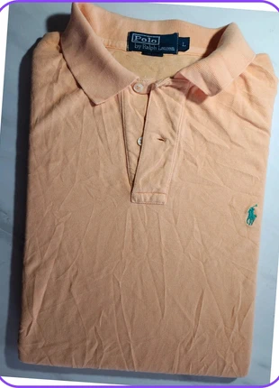 Polo orange Ralph Lauren homme – Taille L, marque: Ralph Lauren, état: Bon état, taille: L, 12,00 €, 13,30 € Protection acheteurs incluse