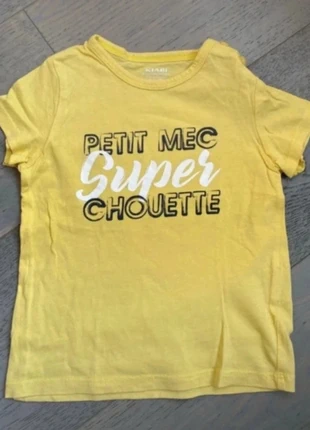 Tee shirt manche courte, marque: Kiabi, état: Très bon état, taille: 18-24 mois / 86 cm, 1,50 €, 2,28 € Protection acheteurs incluse