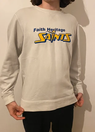 Sweat vintage Adidas “Faith Heritage Saints”, marke: adidas, zustand: Sehr gut, größe: L, 20,00 €, 21,70 € inklusive Vinted-Käuferschutz