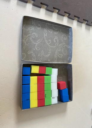 Obrázek k inzerátu: Cubes for mathematics at school during first year.