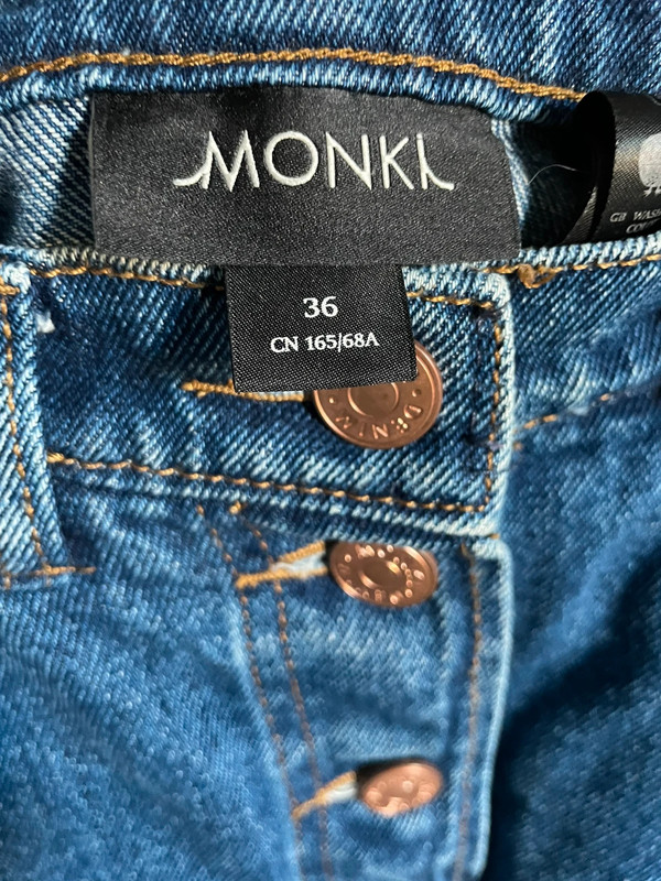 Spódnica mini S - Monki dżinsowa 4