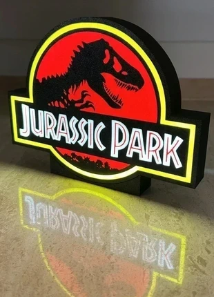 Jurassic Park lightbox 23x17cm Excellent état Fan Art, merk: Jurassic Park, staat: Heel goed, € 28,00, € 30,10 inclusief Kopersbescherming Pro
