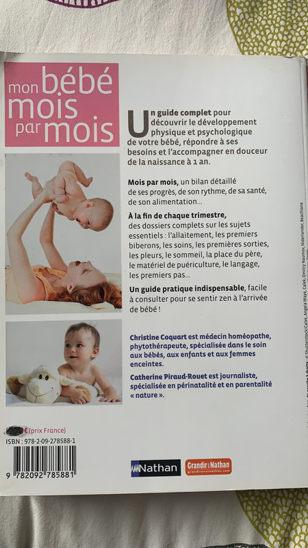 Mon Bebe Mois Par Mois De Nathan Vinted Mon Bebe Mois Par Mois De Nathan Vinted