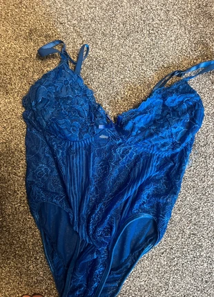 Blue lace bodysuit, brand: Saint Genies, condition: Good, size: M / 38 / 10, €5.00, €5.95 includes Buyer Protection