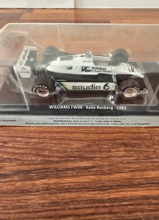 F1 - Keke Rosberg - Williams FW08, marca: Altaya, estado: Muy bueno, 20,00 €, 21,70 € Protección al comprador incluida