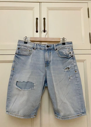 Pantalón corto roto, marca: Pull, estado: Muy bueno, tamaño: W30 | ES 40, 4,50 €, 5,43 € Protección al comprador incluida