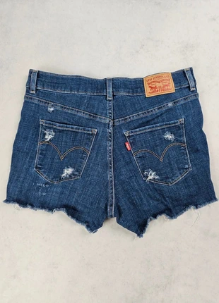 Short en jean Levi's - Bleu marine - W28 - Classic bermuda shorts - Femme, marque: Levi's, état: Bon état, taille: M / 38 / 10, 12,00 €, 13,30 € Protection acheteurs (Pro) incluse