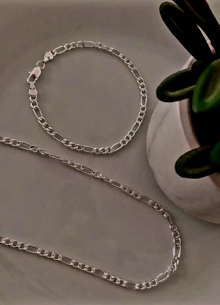 chaîne avec bracelet poinçonnés 925, brand: 925, condizioni: Nuovo senza cartellino, €12.00, €13.30 include la Protezione acquisti