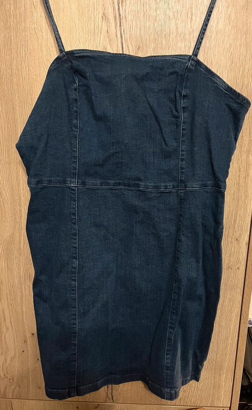 Denim dress store size 20