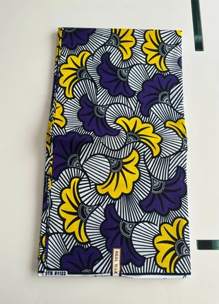 Tissu wax 100% coton- fleurs de mariage, merk: Wax, staat: Nieuw zonder prijskaartje, € 5,00, € 5,95 inclusief Kopersbescherming Pro