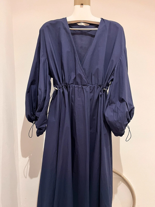 Vestido azul marino Zara 1