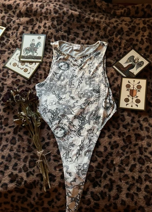 Body licra estampado alternativo, marque: Bershka, état: Très bon état, taille: S / 36 / 8, 2,00 €, 2,80 € Protection acheteurs incluse