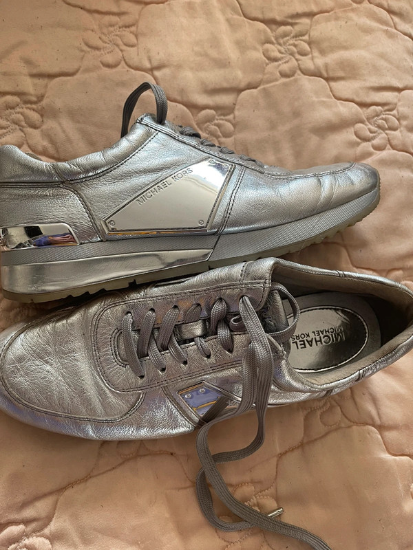 Michael kors sales silver trainers