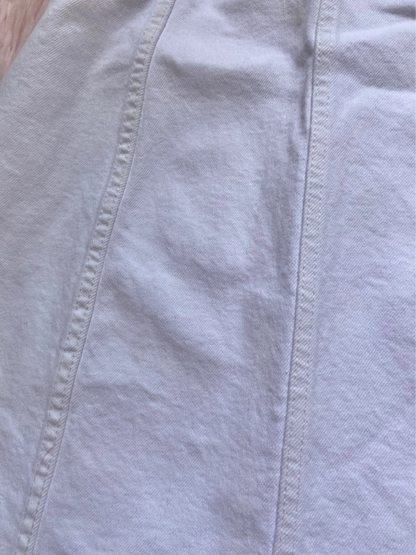 Robe en jean blanche zara hotsell