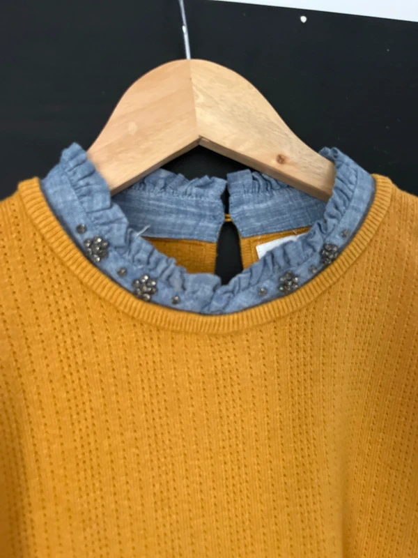 Pull effet chemise neuf Camaïeu - photo numéro 3