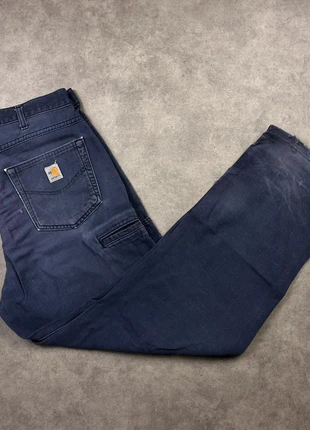 Pantalon Cargo Carhartt Mauve Vintage Coton Coupe Droite Large Streetwear Workwear - Taille XL (W38), marque: Carhartt, état: Très bon état, taille: XL, 39,00 €, 41,65 € Protection acheteurs incluse