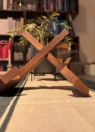 Wooden Stand for Vinyl Records or Books, estado: Muito bom, €7.99, €9.09 inclui Proteção do Comprador