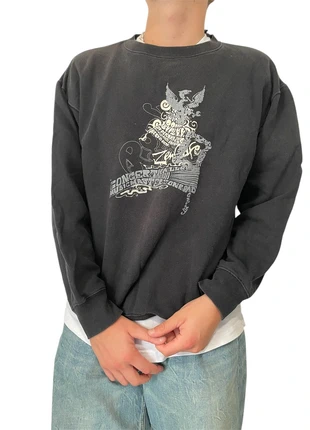 Sweat vintage openfield noir imprimé - Taille S, brand: Vintage Dressing, condizioni: Ottime, taglia: S, €18.00, €19.60 include la Protezione acquisti