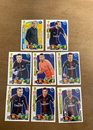 Lot de carte panini adrenalyn xl PSG, marke: Panini, zustand: Sehr gut, 2,00 €, 2,80 € inklusive Vinted-Käuferschutz