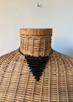 collier ras de cou Vintage y2k noir sequin, brand: Vintage Dressing, condition: Good, €6.00, €7.00 includes Buyer Protection