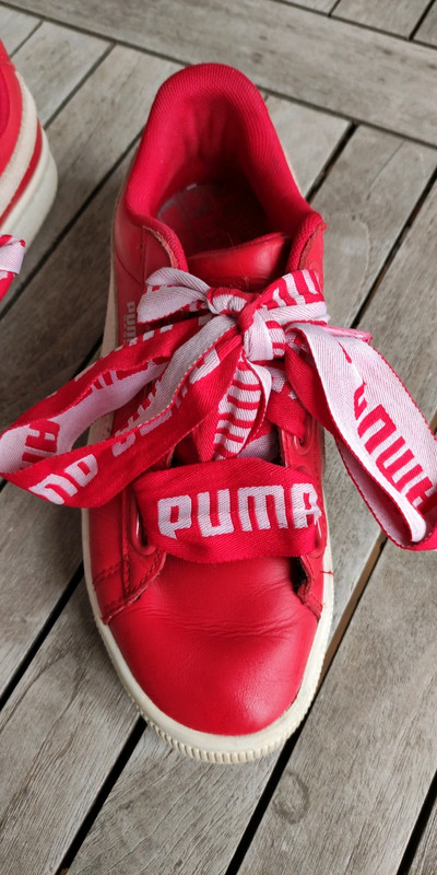prisa estimular Inaccesible Zapatillas Puma de piel cordones anchos con su marca - Vinted
