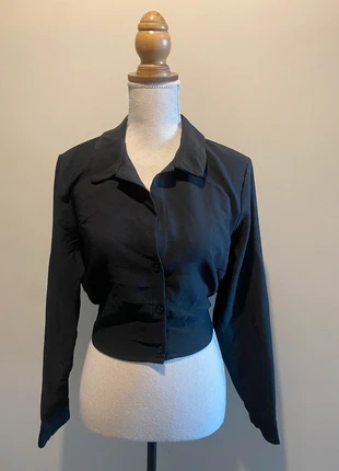 Haut noir dos nouer, marque: H&M, état: Très bon état, taille: L / 40 / 12, 10,00 €, 11,20 € Protection acheteurs incluse