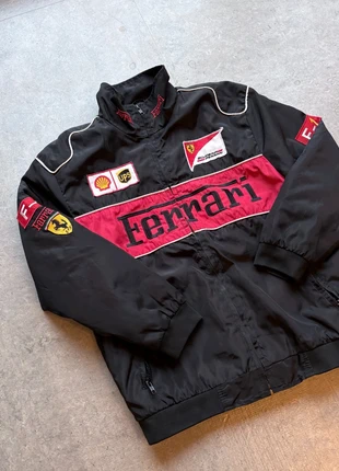 veste doudoune gilet à zip Ferrarie Noir Rouge Taille M, brand: Ferrari, condition: Very good, size: M, €50.00, €53.20 includes Buyer Protection