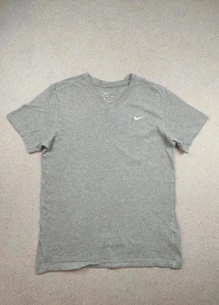 T-shirt Nike col V gris chiné | Logo brodé Swoosh | Coton doux respirant | S Homme, marca: Nike, estado: Muy bueno, tamaño: S, 6,00 €, 7,00 € Protección al comprador Pro incluida