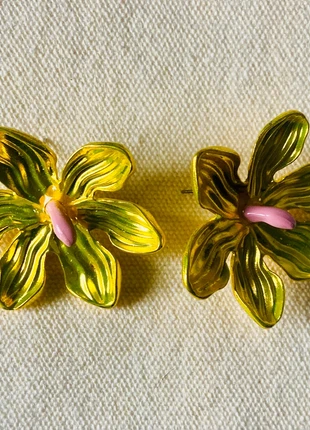 Boucle d’oreille à double fleuris tendance fleurs de moutarde, marke: Tendance, zustand: Sehr gut, 2,60 €, 3,43 € inklusive Vinted-Käuferschutz