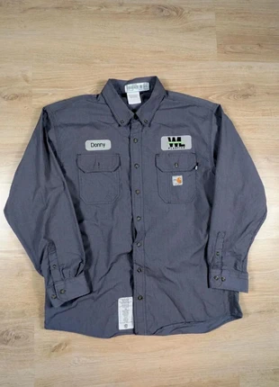 Chemise Flanelle Carhartt USA de travail grise workwear taille XL grise ample, marca: Carhartt, estado: Muy bueno, tamaño: XL, 22,00 €, 23,80 € Protección al comprador Pro incluida