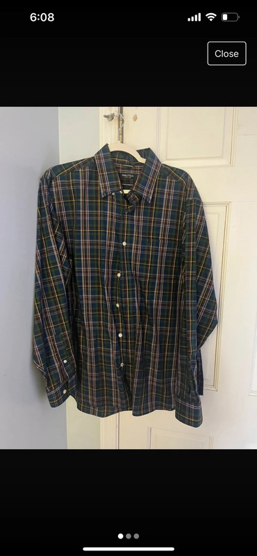 Oversized Nautica Multicolored Flannel 1