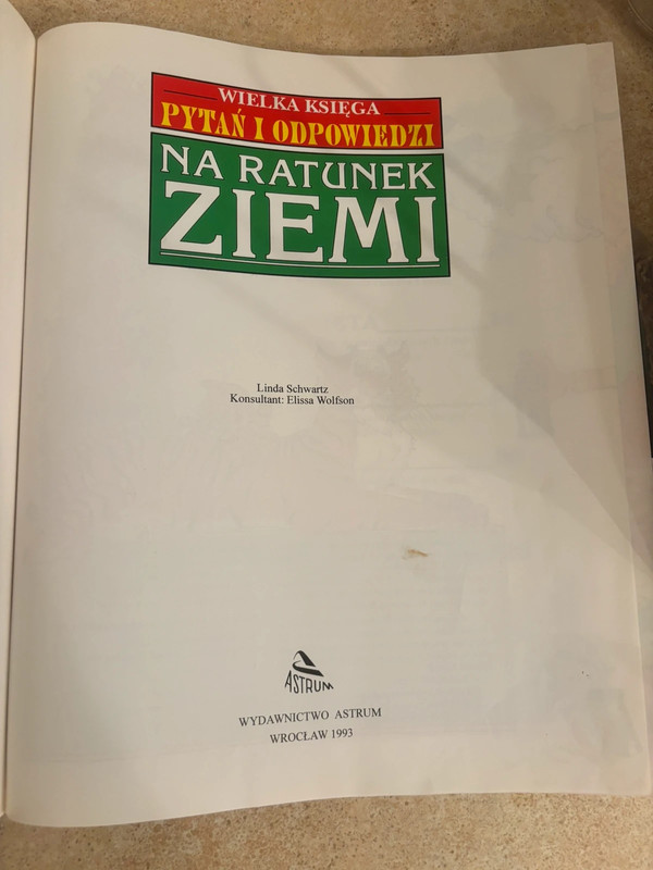 Album „na Ratunek Ziemi” Wielka Księga Pytań I Odpowiedzi Vinted 8523