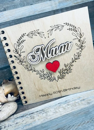 Wooden birthday card, brand: FLC fine laser craft, condition: New with tags, £10.00, £11.20 includes Buyer Protection