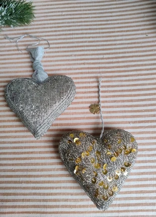 Prachtig! 2x hart kerstornament Sissy boy, merk: Sissy Boy, staat: Nieuw zonder prijskaartje, € 12,50, € 13,83 inclusief Kopersbescherming Pro